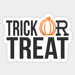 Trick or Treat Sticker